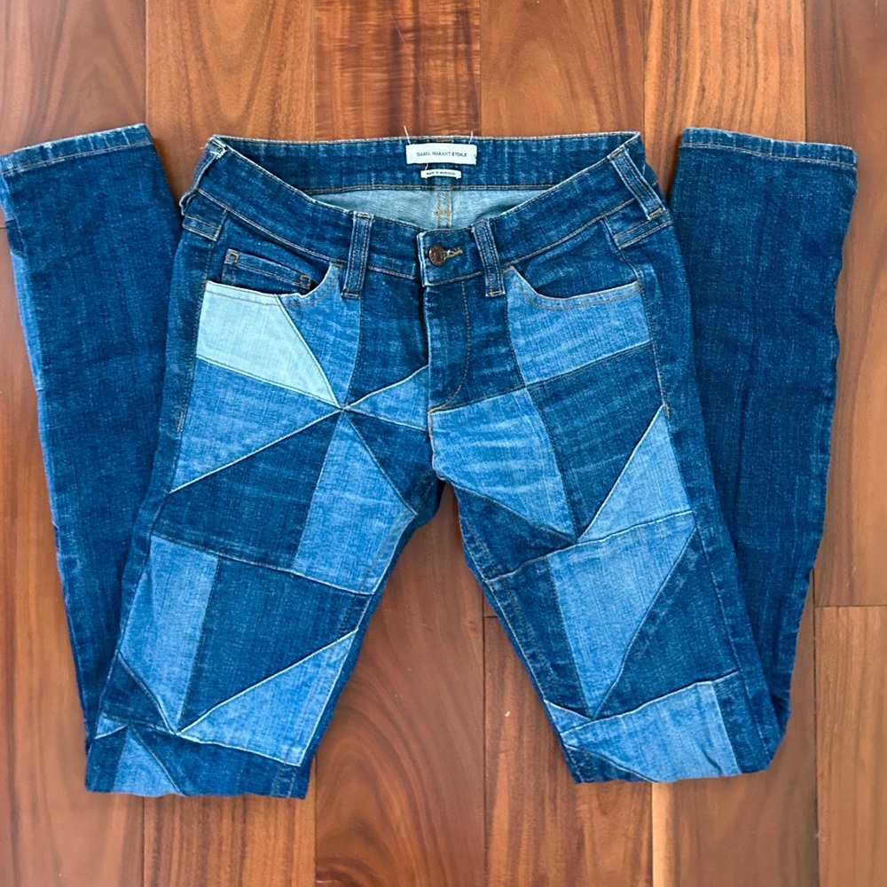 iISABEL MARANT ETOILE Y2K PATCHWORK JEANS